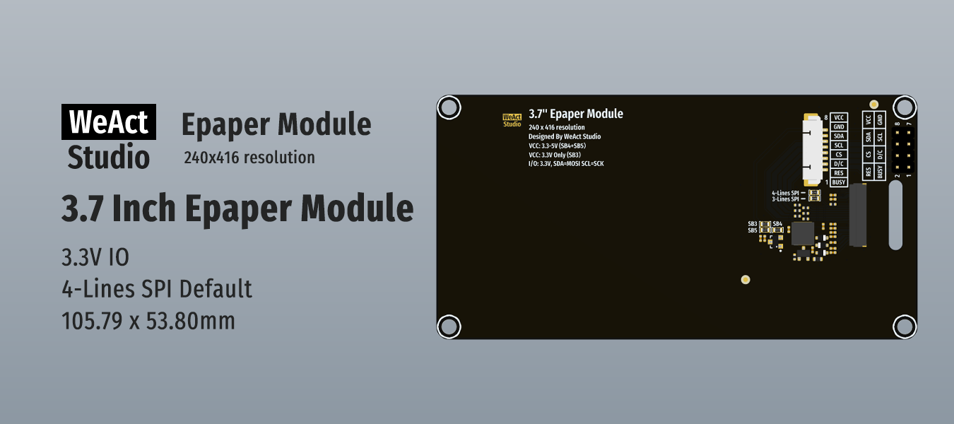 "Epaper Module 3.7"